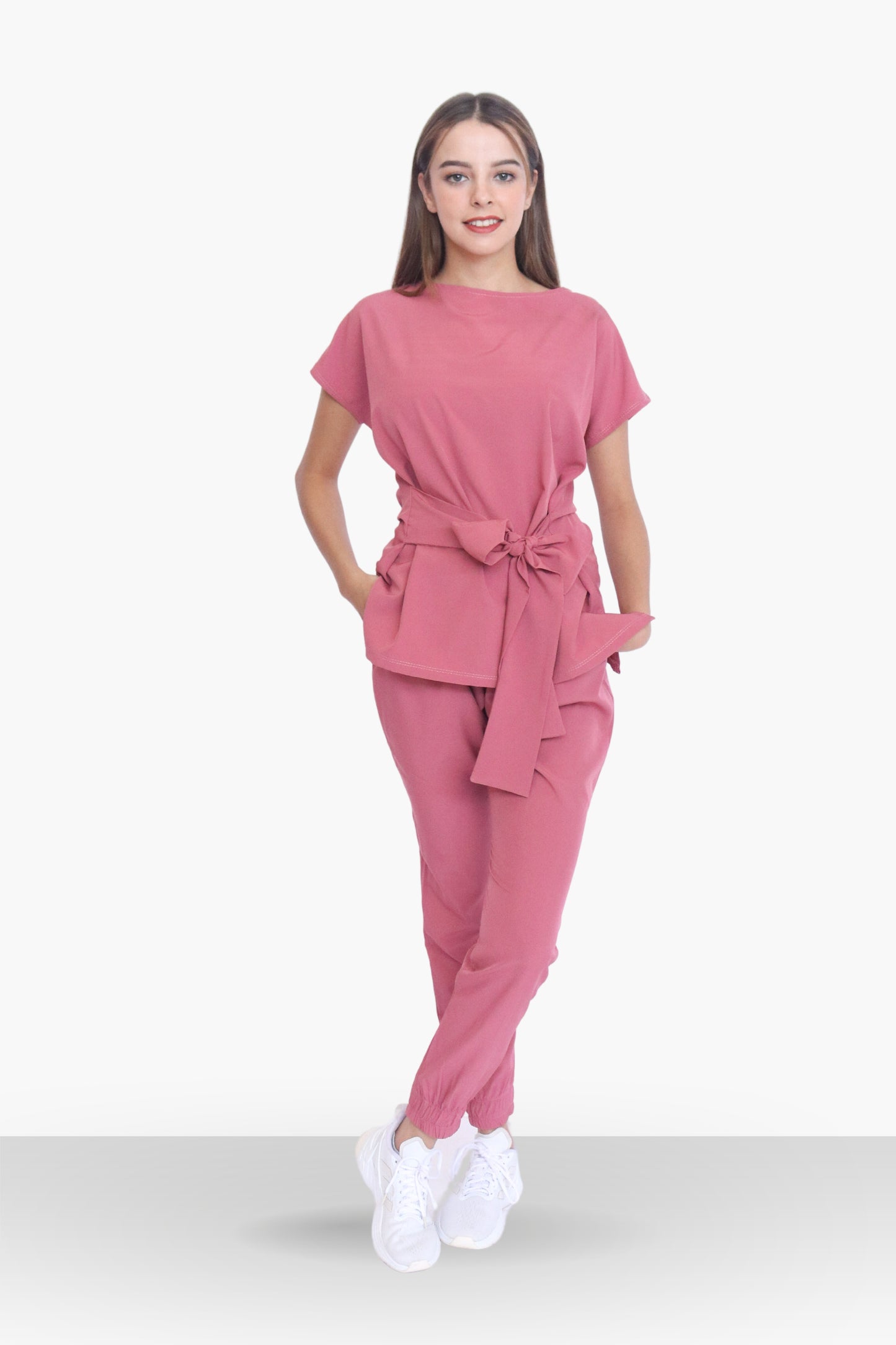 Bella Palo de Rosa Uniforme Quirúrgico - Scrub